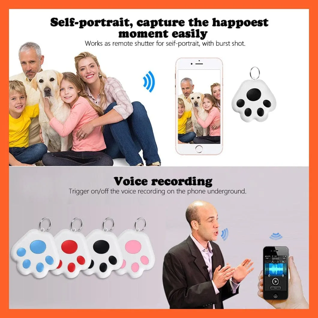 Pet Dog Gps Anti-Lost Alarm Wireless Bluetooth Tracker Car Wallet Key Collar Accessories