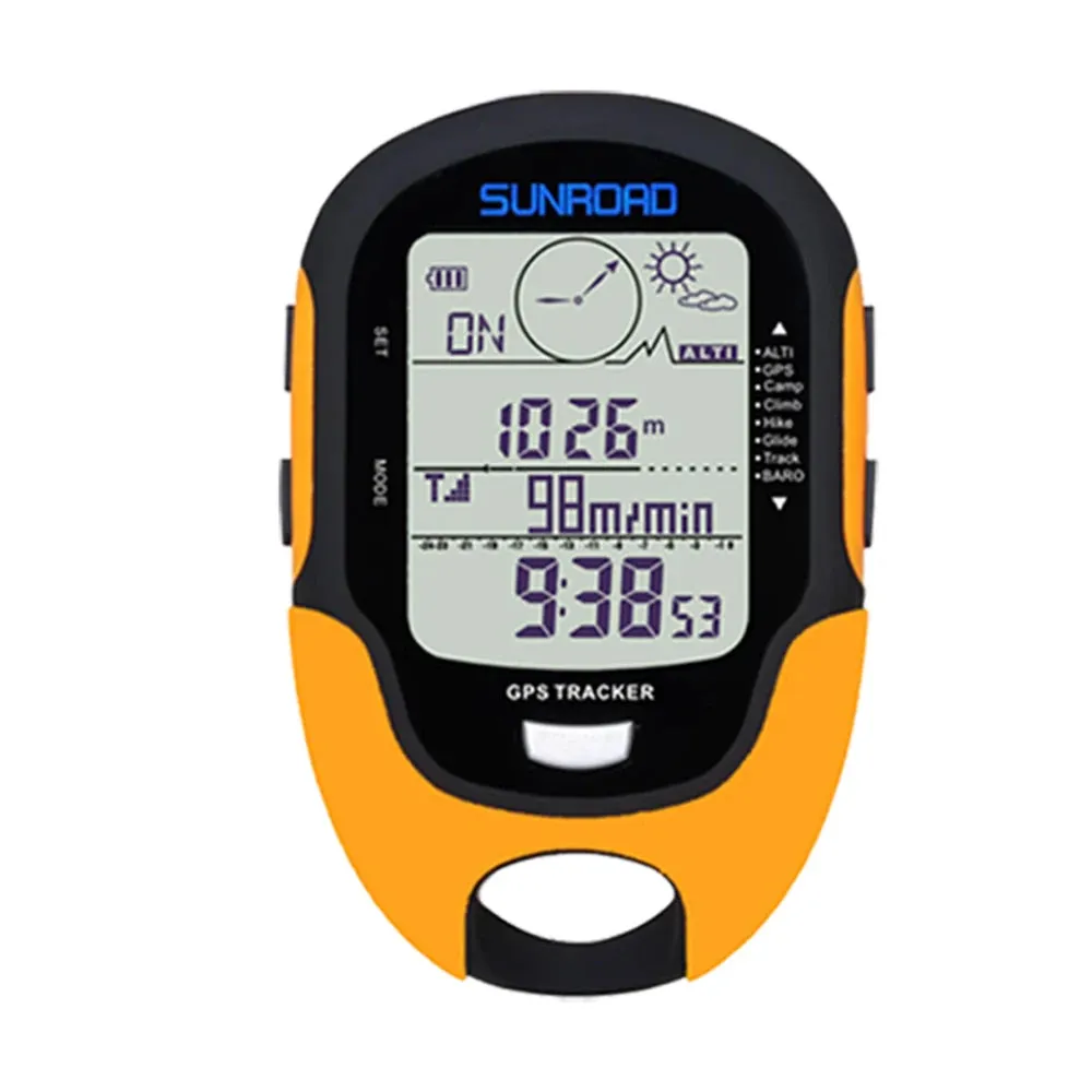 Portable Digital Altimeter Barometer Compass GPS Locator - Essential for Outdoor Camping, Hiking, Fishing, and Climbing