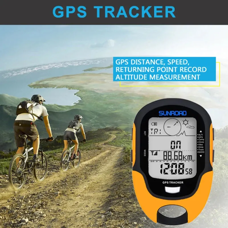 Portable Digital Altimeter Barometer Compass GPS Locator - Essential for Outdoor Camping, Hiking, Fishing, and Climbing
