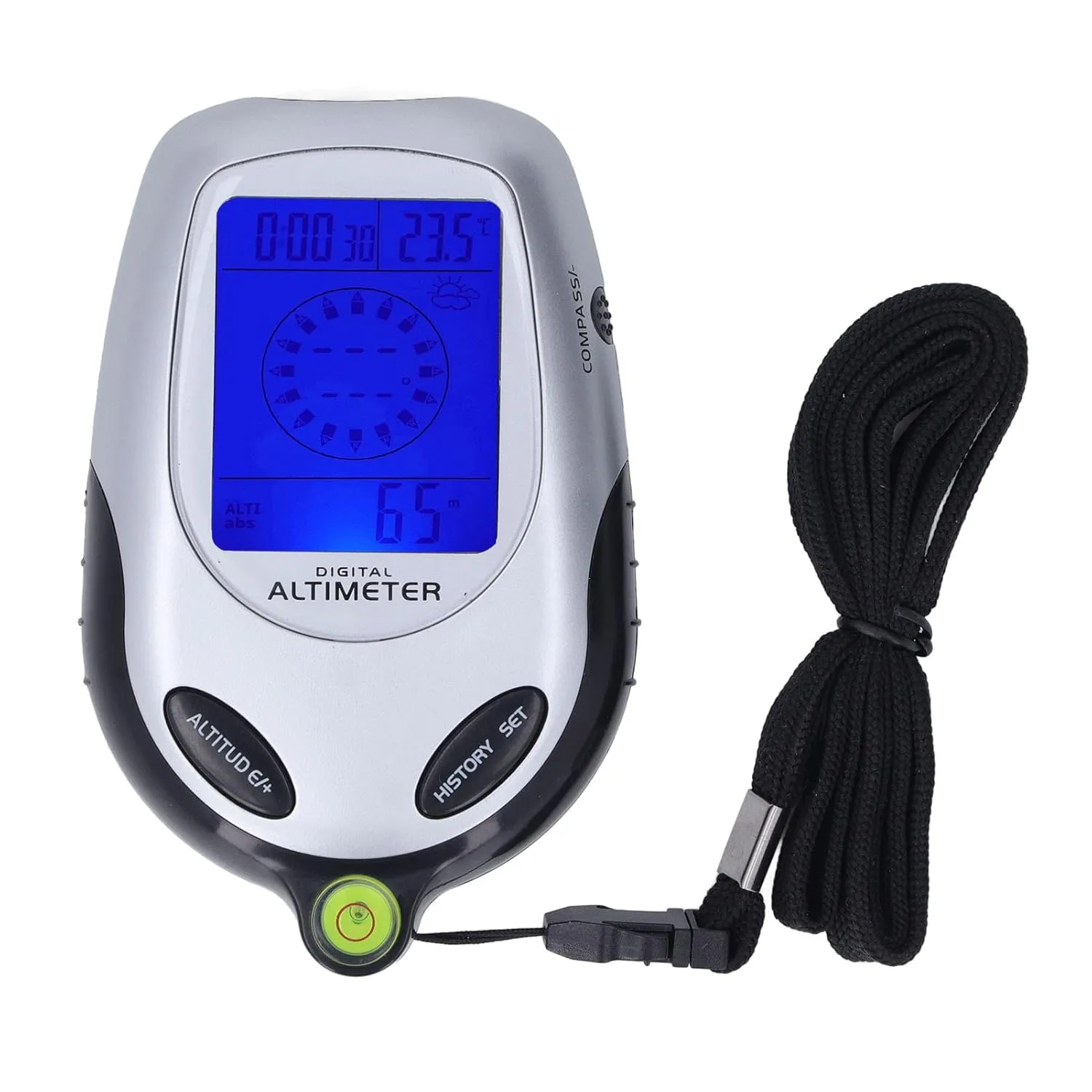 Portable Outdoor Tracker, Altimeter, Barometer, Thermometer, Weather Forecast, Compact and Lightweight, for Hiking, Climbing, Camping Enthusiasts