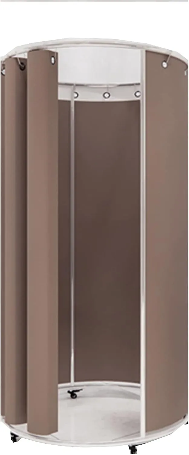 Portable Shower Tent Locker Room With Pulley Movable Fitting Room Stainless Steel Frame Is Hard, Corrosion, No Fading Thickened Covering Cloth Protection Privacy Live Room, Clothing Store Locker Room