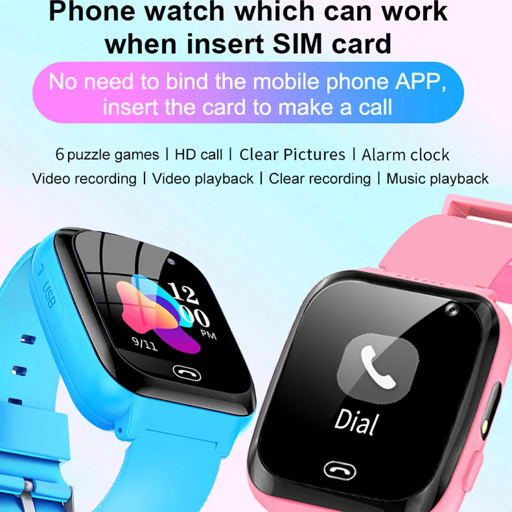 Premium 4G Kids Smartwatch – Video Call, GPS Tracking, IP67 Waterproof, 8GB ROM, Health Monitoring, Wi-Fi, Voice & Video Calls, Android Compatibility