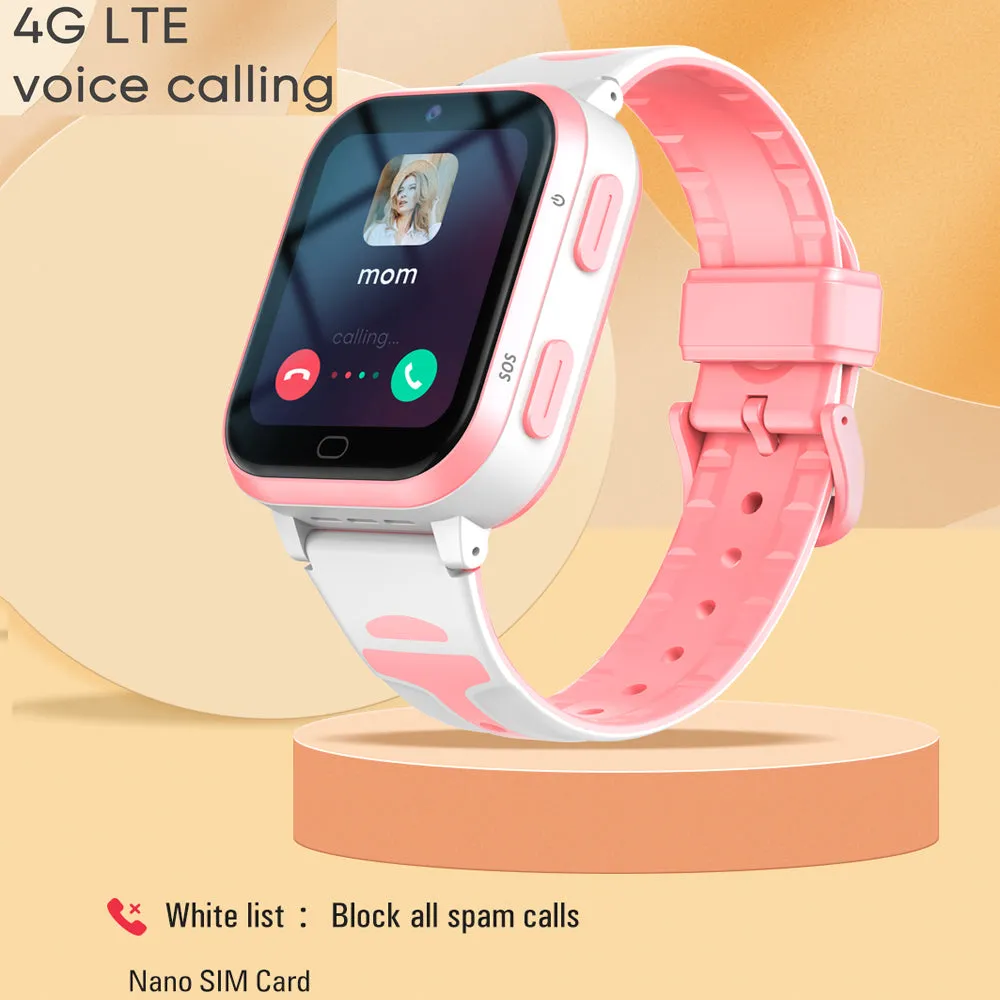 Premium 4G Kids Smartwatch – Video Call, GPS Tracking, IP67 Waterproof, 8GB ROM, Health Monitoring, Wi-Fi, Voice & Video Calls, Android Compatibility