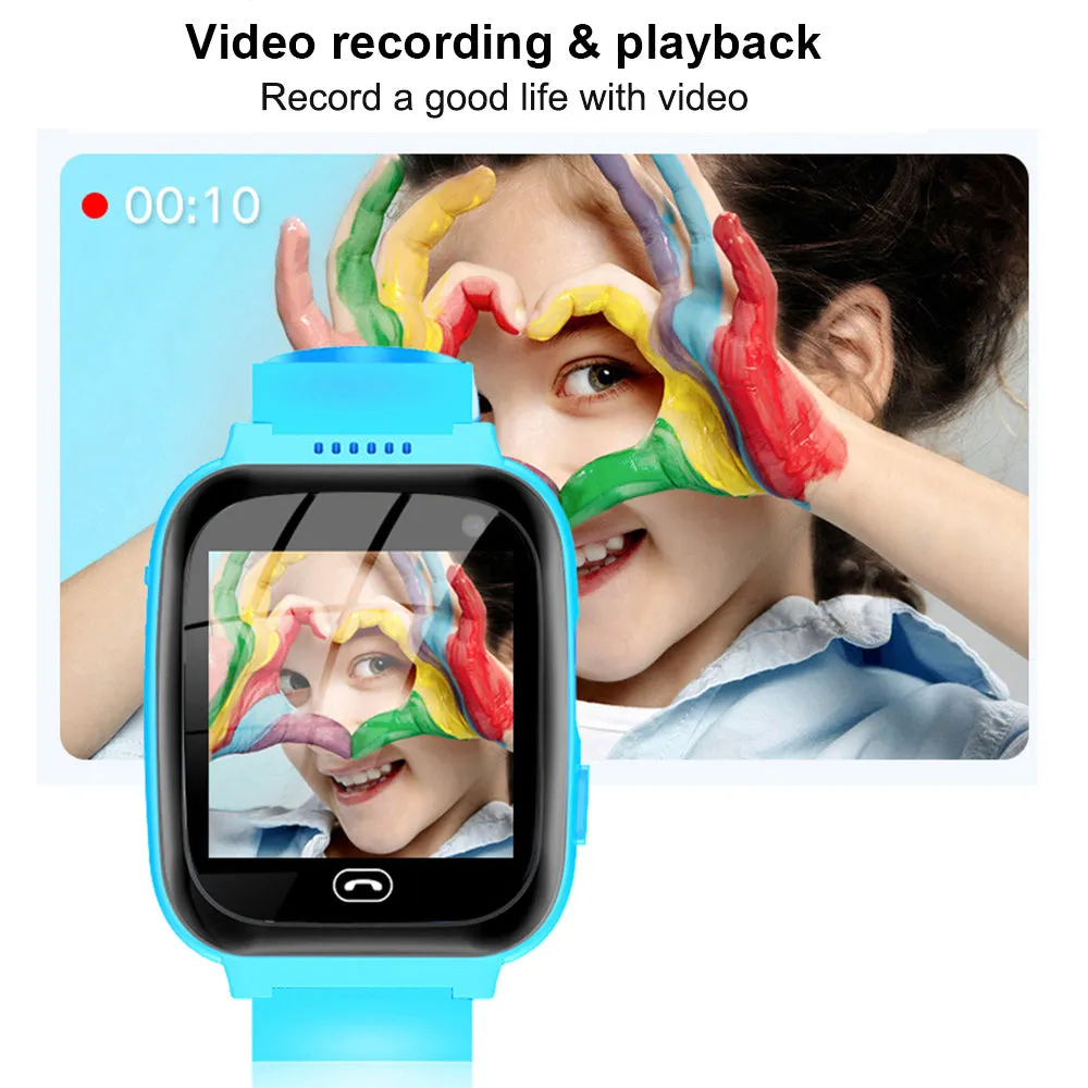 Premium 4G Kids Smartwatch – Video Call, GPS Tracking, IP67 Waterproof, 8GB ROM, Health Monitoring, Wi-Fi, Voice & Video Calls, Android Compatibility