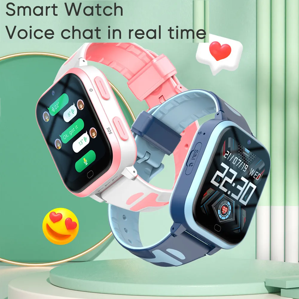 Premium 4G Kids Smartwatch – Video Call, GPS Tracking, IP67 Waterproof, 8GB ROM, Health Monitoring, Wi-Fi, Voice & Video Calls, Android Compatibility