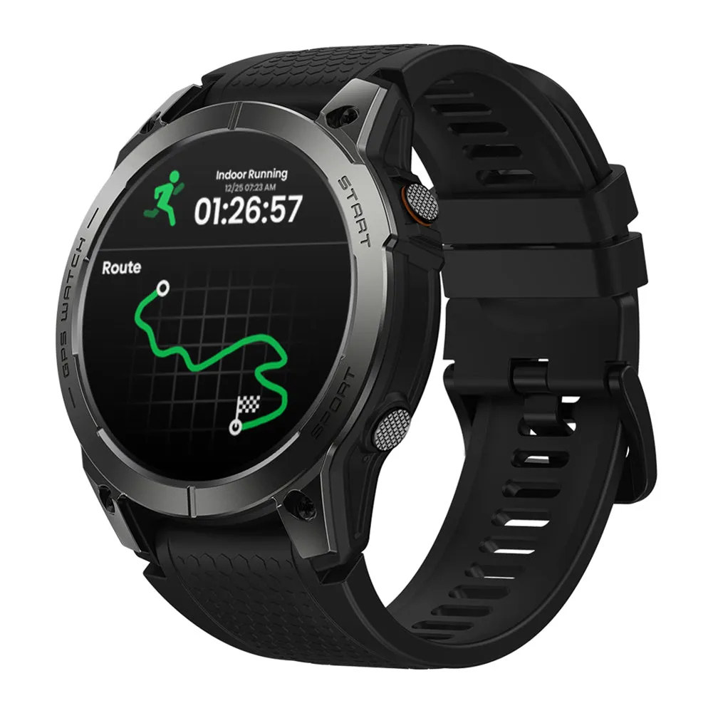 Premium GPS Sports Smartwatch for Men - 1.43” AMOLED, Built-in GPS, 100  Sports Modes, Health Tracking, 18-Day Battery, Waterproof, Bluetooth Calls