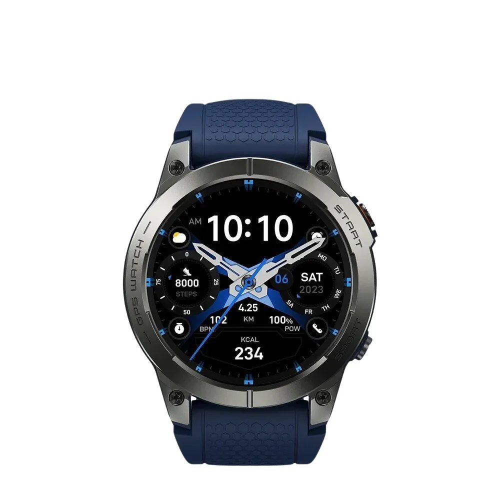 Premium GPS Sports Smartwatch for Men - 1.43” AMOLED, Built-in GPS, 100  Sports Modes, Health Tracking, 18-Day Battery, Waterproof, Bluetooth Calls