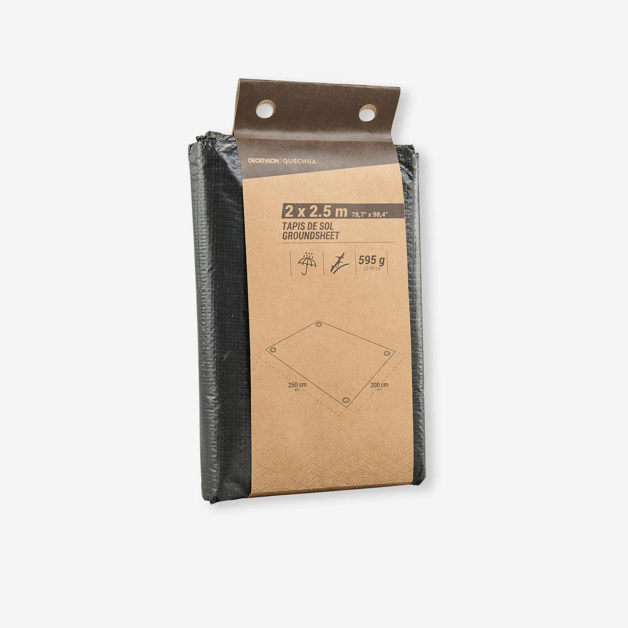 Quechua 78" x 98" Waterproof Groundsheet