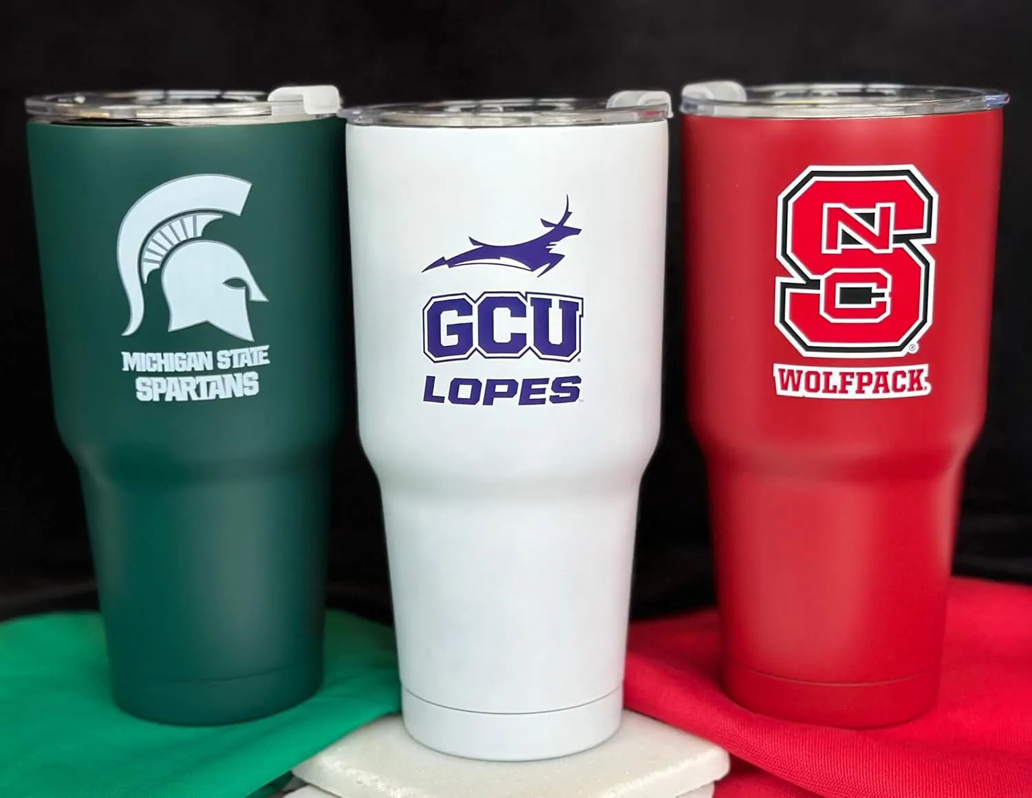 R and R Imports Covington Virginia Souvenir 24 Oz Insulated Stainless Steel Tumbler White