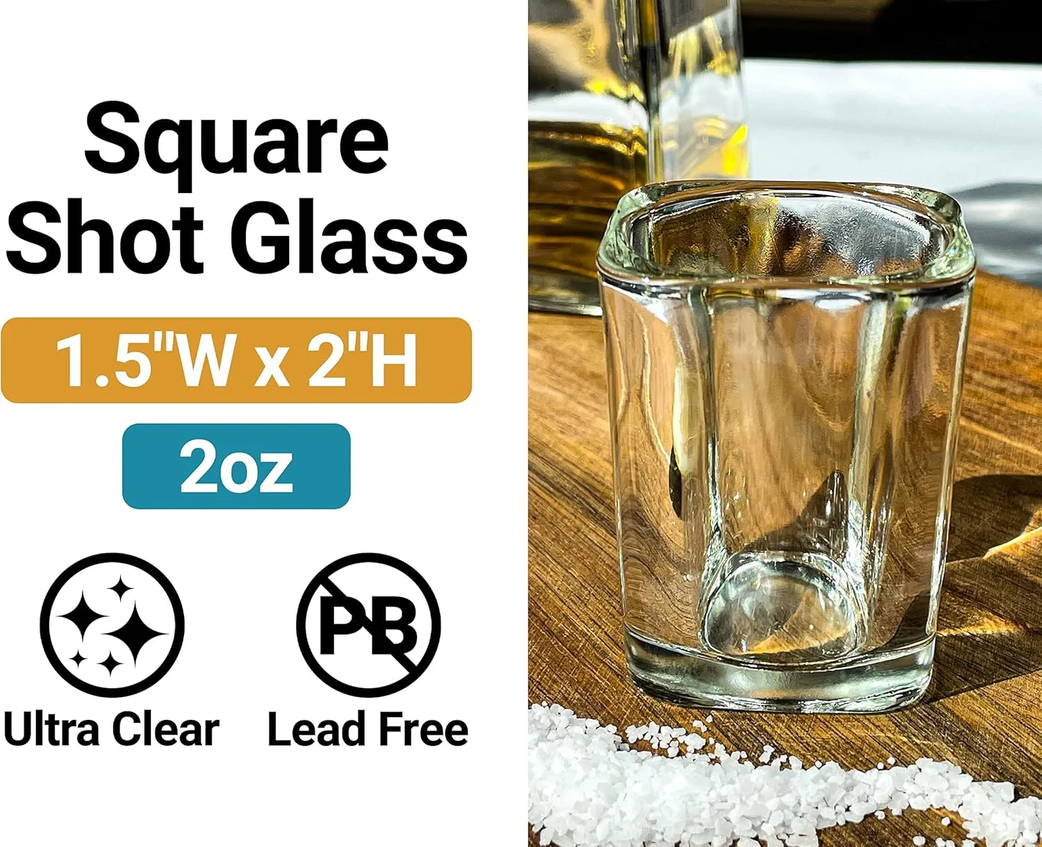 R and R Imports David City Nebraska Camping Souvenir 2 Oz Shot Glass Square Base Arrowhead Design 4 Pack
