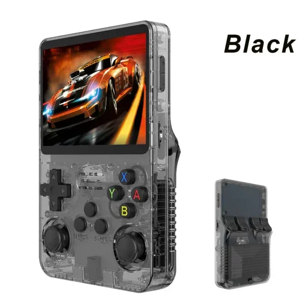 R36S Retro Handheld Game Console 128GB – 3.5" IPS Screen, Linux System, Portable Video Player with 64GB Preloaded Games
