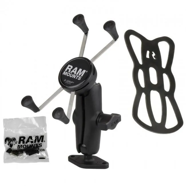 RAM 1" Ball Mount with Diamond Base & X-Grip for Samsung Galaxy S10 PLUS (sku 44280)