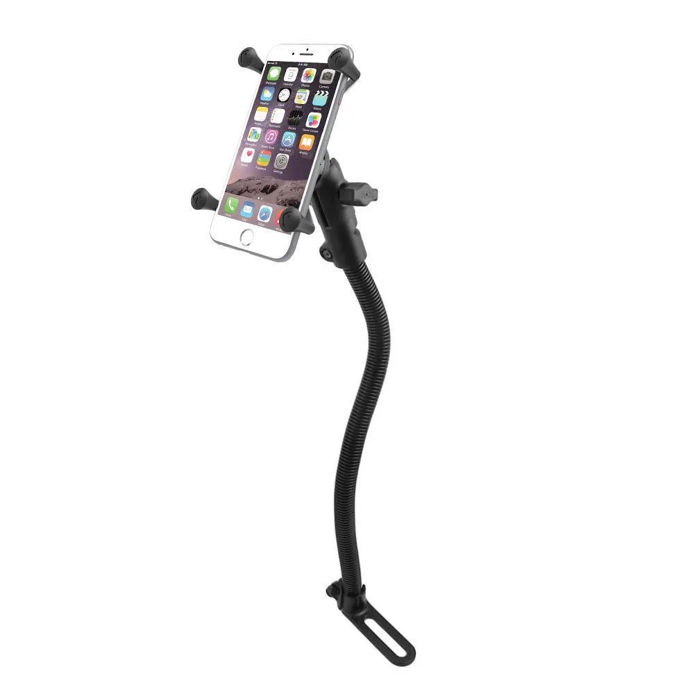 RAM-B-316-1-UN10 No-Drill Vehicle Mount & Universal X-Grip Large Phone - Phablet Cradle (sku 35567)