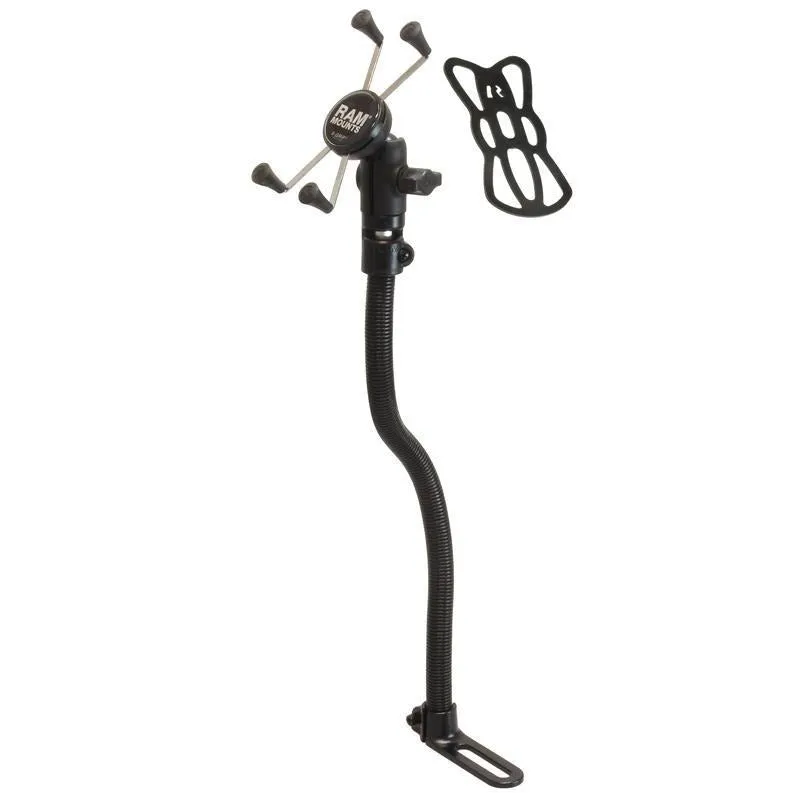 RAM-B-316-1-UN10 No-Drill Vehicle Mount & Universal X-Grip Large Phone - Phablet Cradle (sku 35567)
