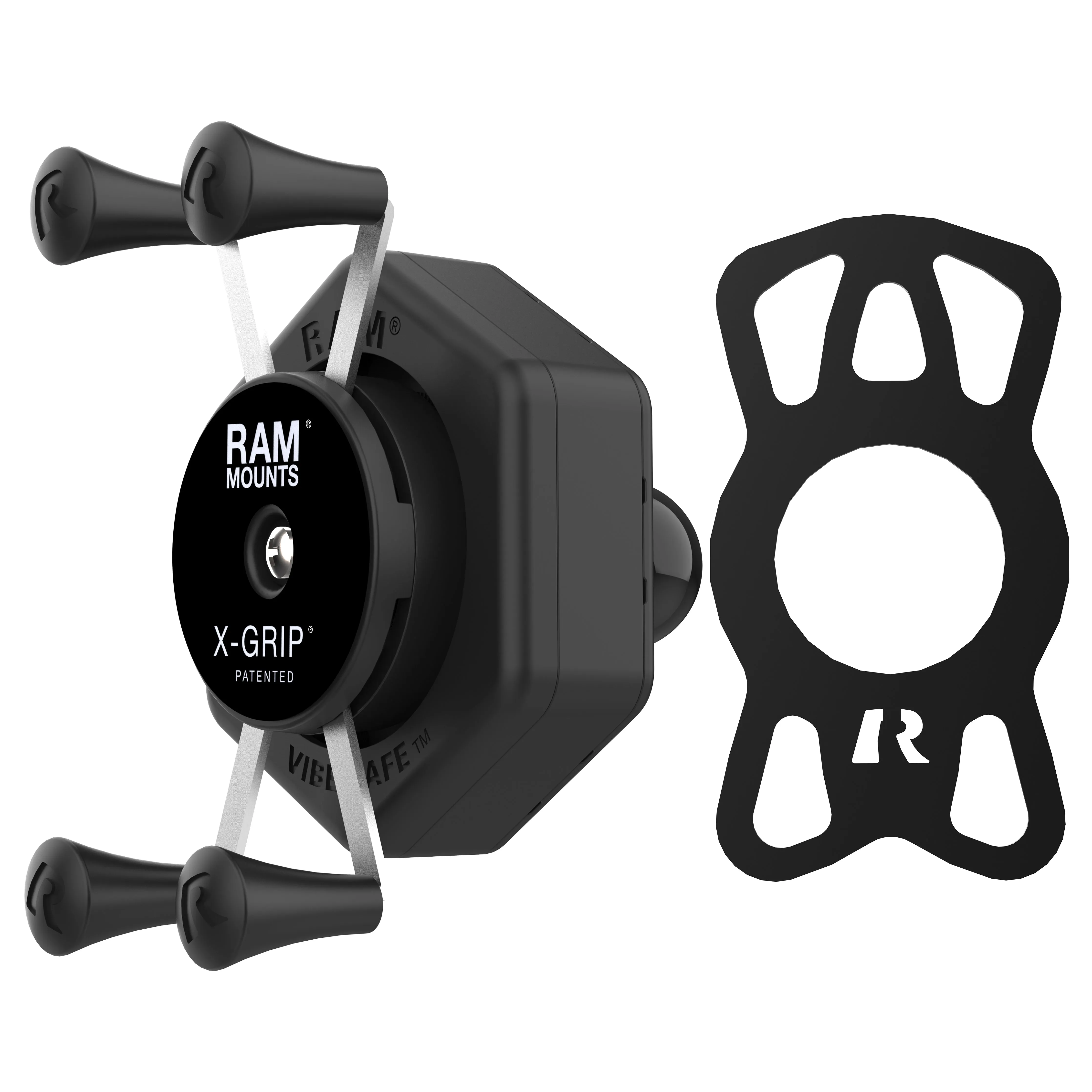 RAM® X-Grip® Phone Holder with Ball & Vibe-Safe™ Adapter (RAM-HOL-UN7B-462)