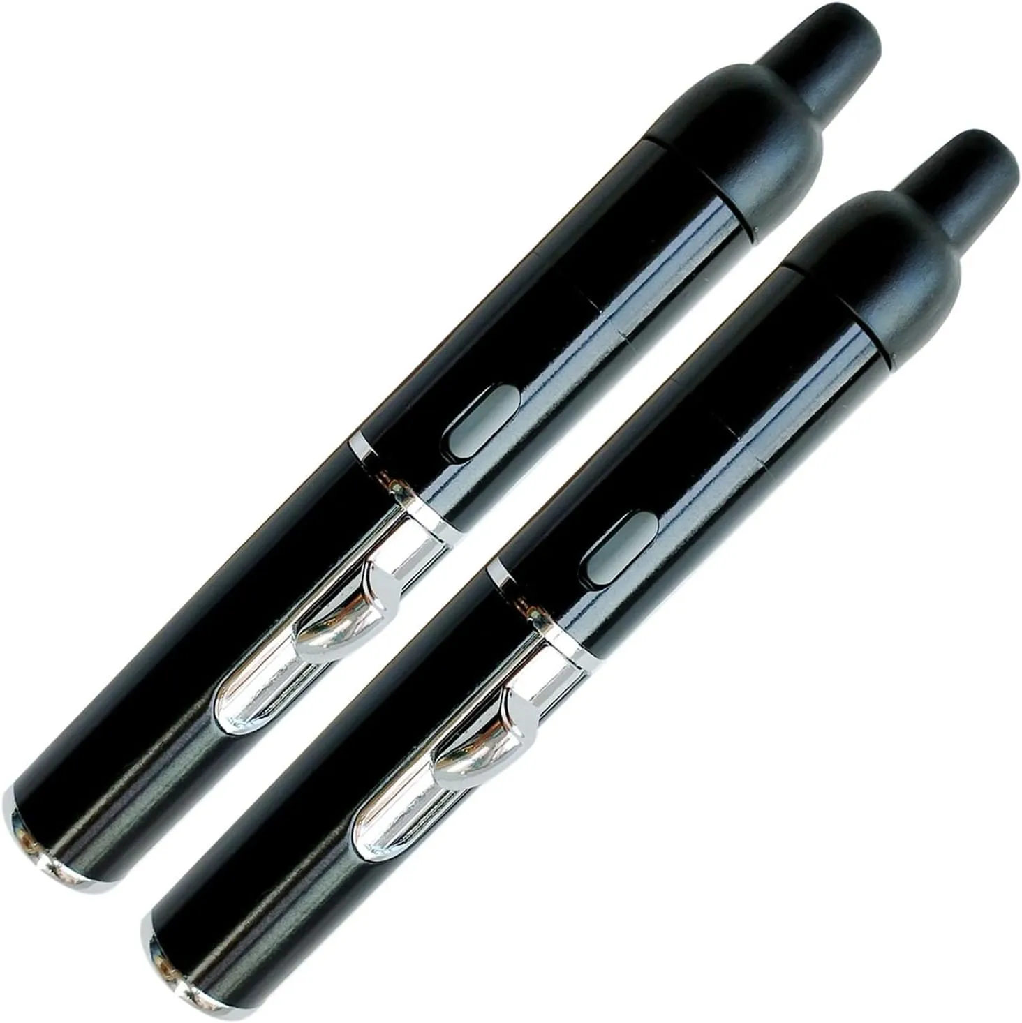 Refillable Lighters,Multifunctional Built-in Jet Flame Torch Lighter Kitchen Cooking,Black（2PCS）
