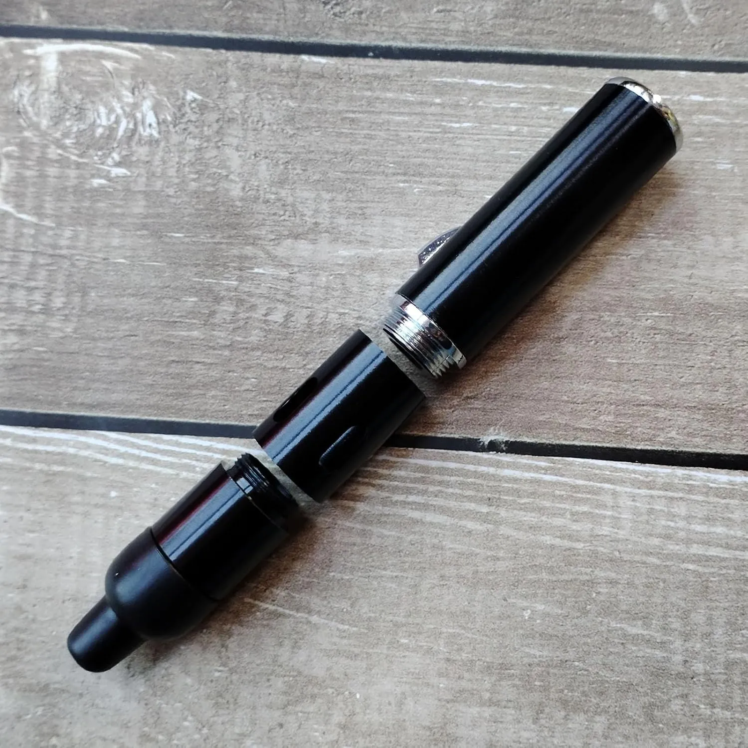 Refillable Lighters,Multifunctional Built-in Jet Flame Torch Lighter Kitchen Cooking,Black（2PCS）