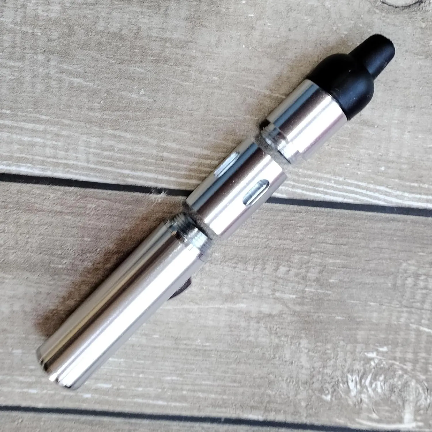 Refillable Portable Lighter, Jet Flame Torch Lighter Fame Kitchen Cooking,Silver（2PCS）