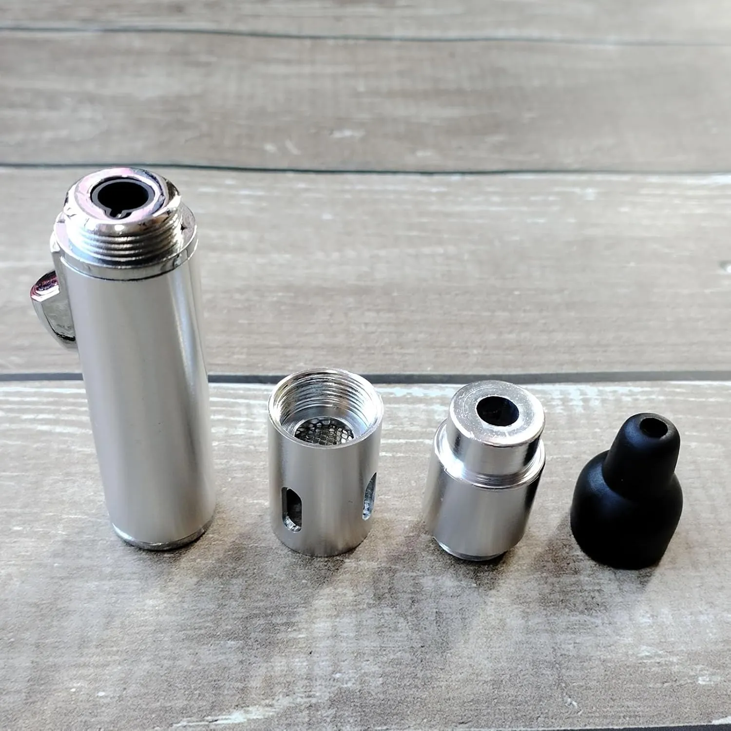Refillable Portable Lighter, Jet Flame Torch Lighter Fame Kitchen Cooking,Silver（2PCS）