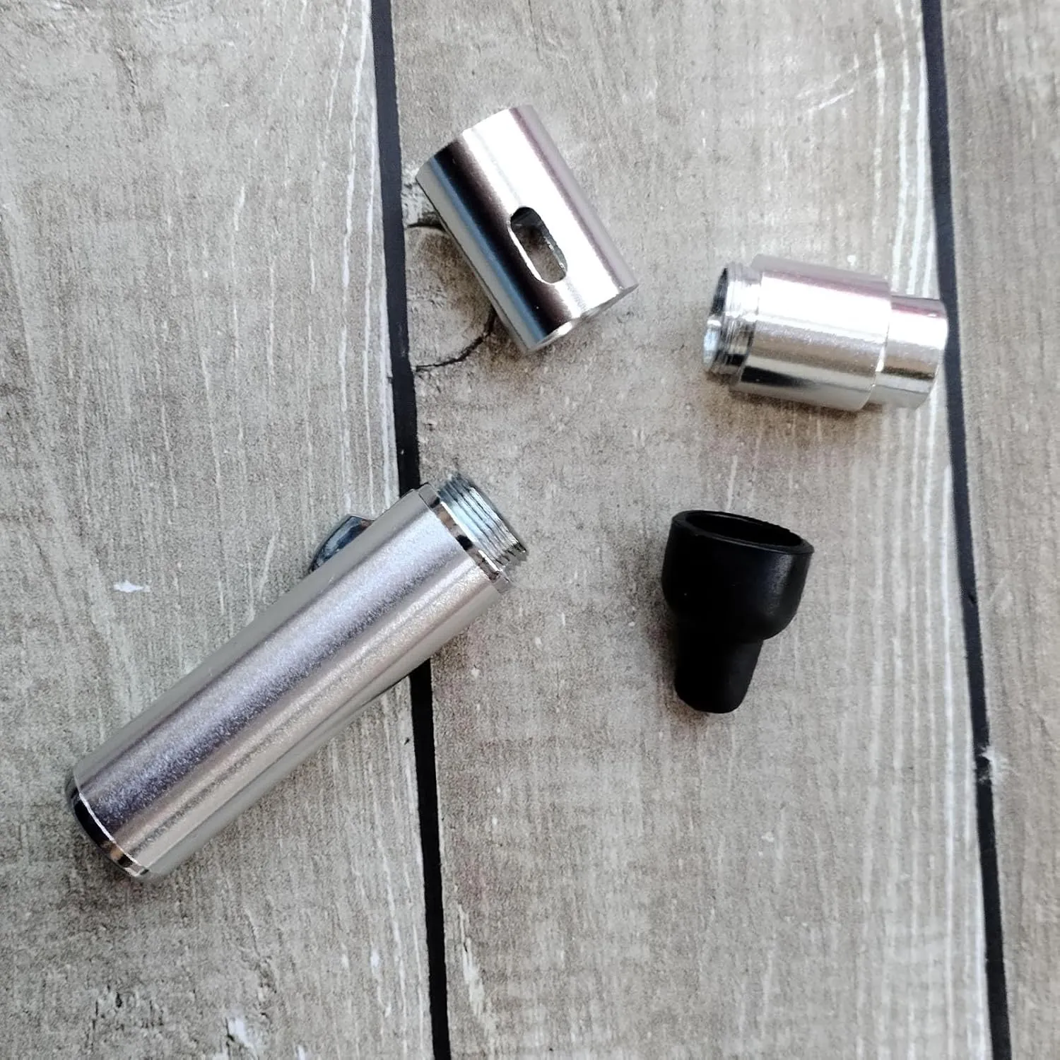 Refillable Portable Lighter, Jet Flame Torch Lighter Fame Kitchen Cooking,Silver（2PCS）