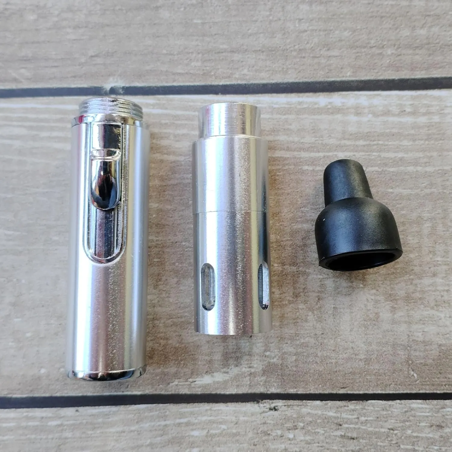 Refillable Portable Lighter, Jet Flame Torch Lighter Fame Kitchen Cooking,Silver（2PCS）
