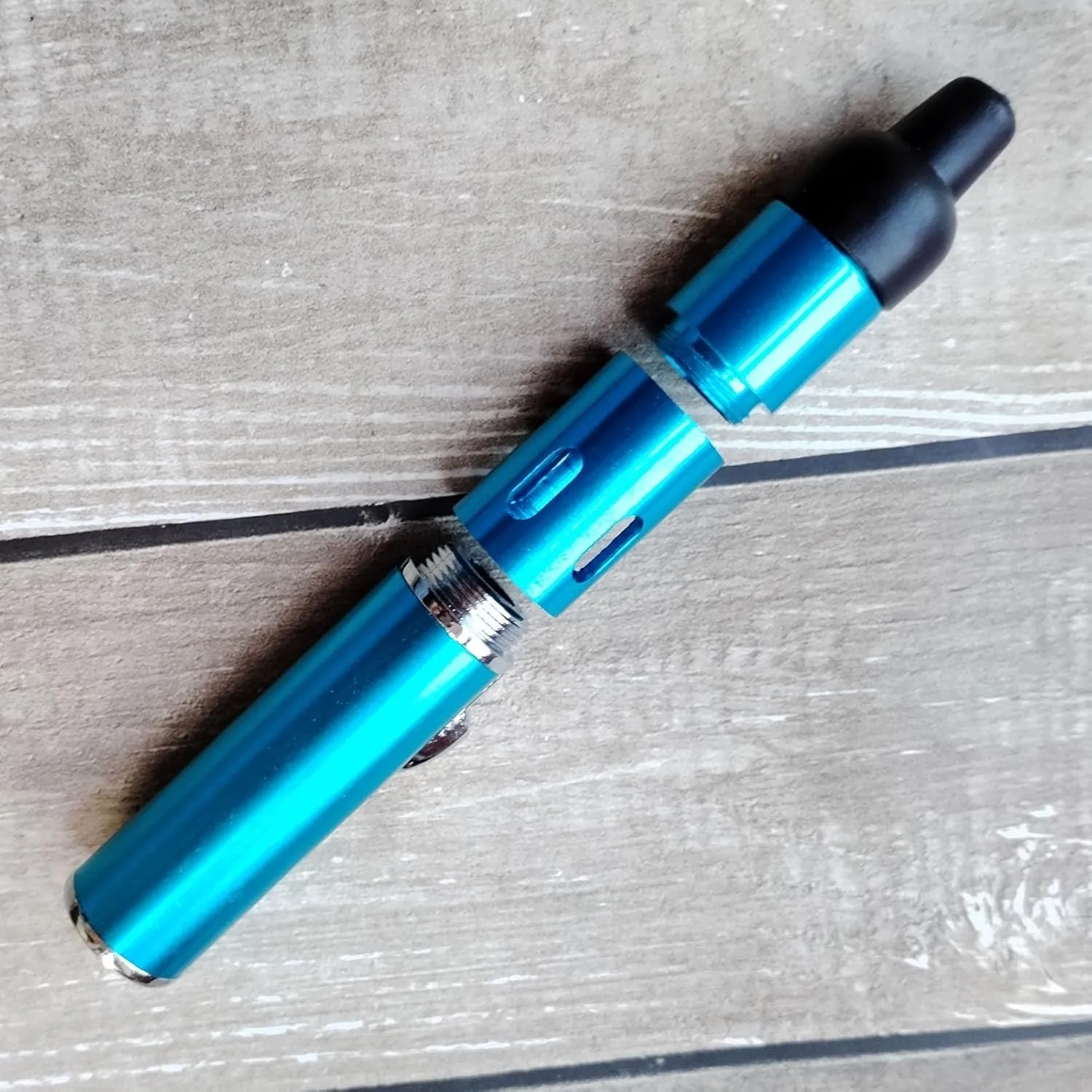 Refillable Portable Lighter, Jet Flame Torch Lighter Fame Kitchen Cooking,Sky Blue（2PCS）