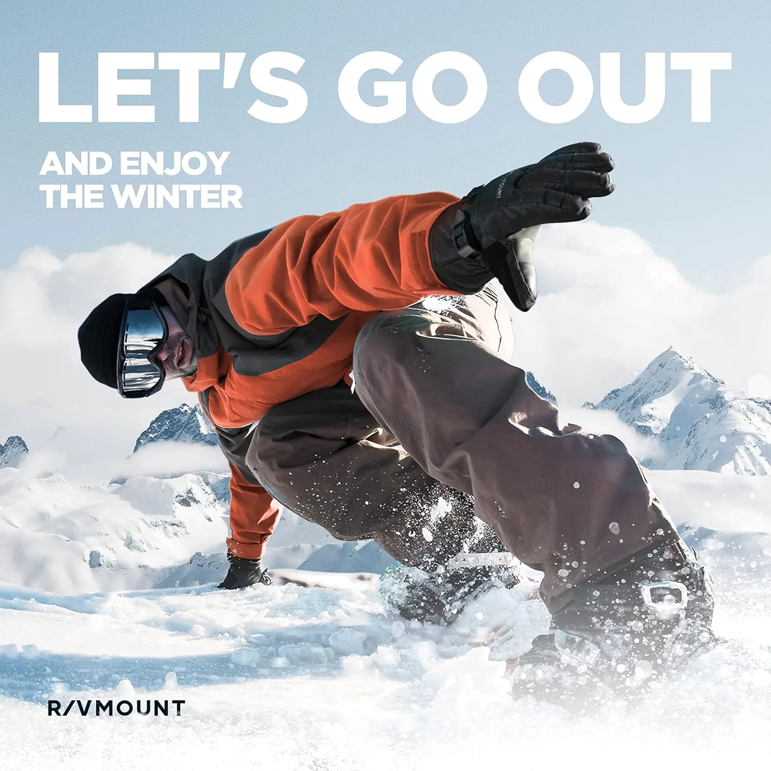 rivmount Ski Snow Gloves Men Women, Waterproof 3M Thinsulate Warm Touchscreen Winter Snowboard Snowmobile Cold Weather 601