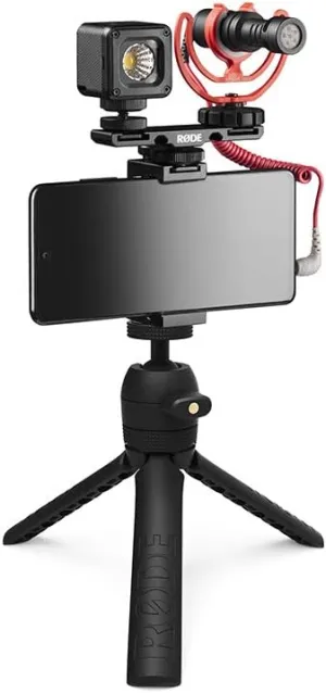 Rode VideoMicro Vlogger Kit for Mobile Phones (3.5mm connection), Black