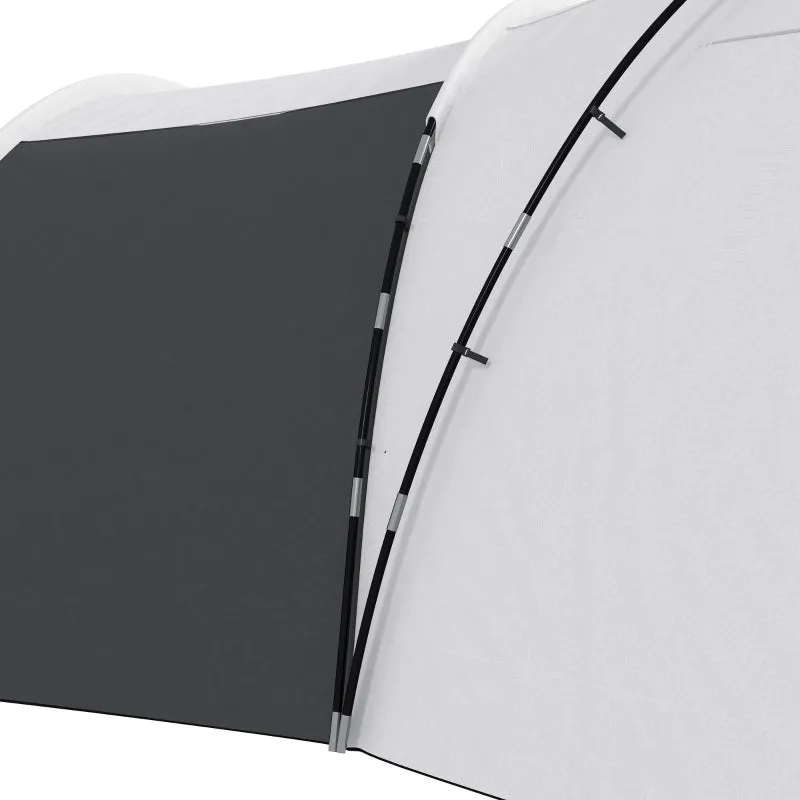 Rootz Camping Tent - Tunnel Tent - Family Tent - Spacious - Durable - Waterproof - 220L x 188W x 150H cm (Bedroom), 495L x 415W cm (Living Room)