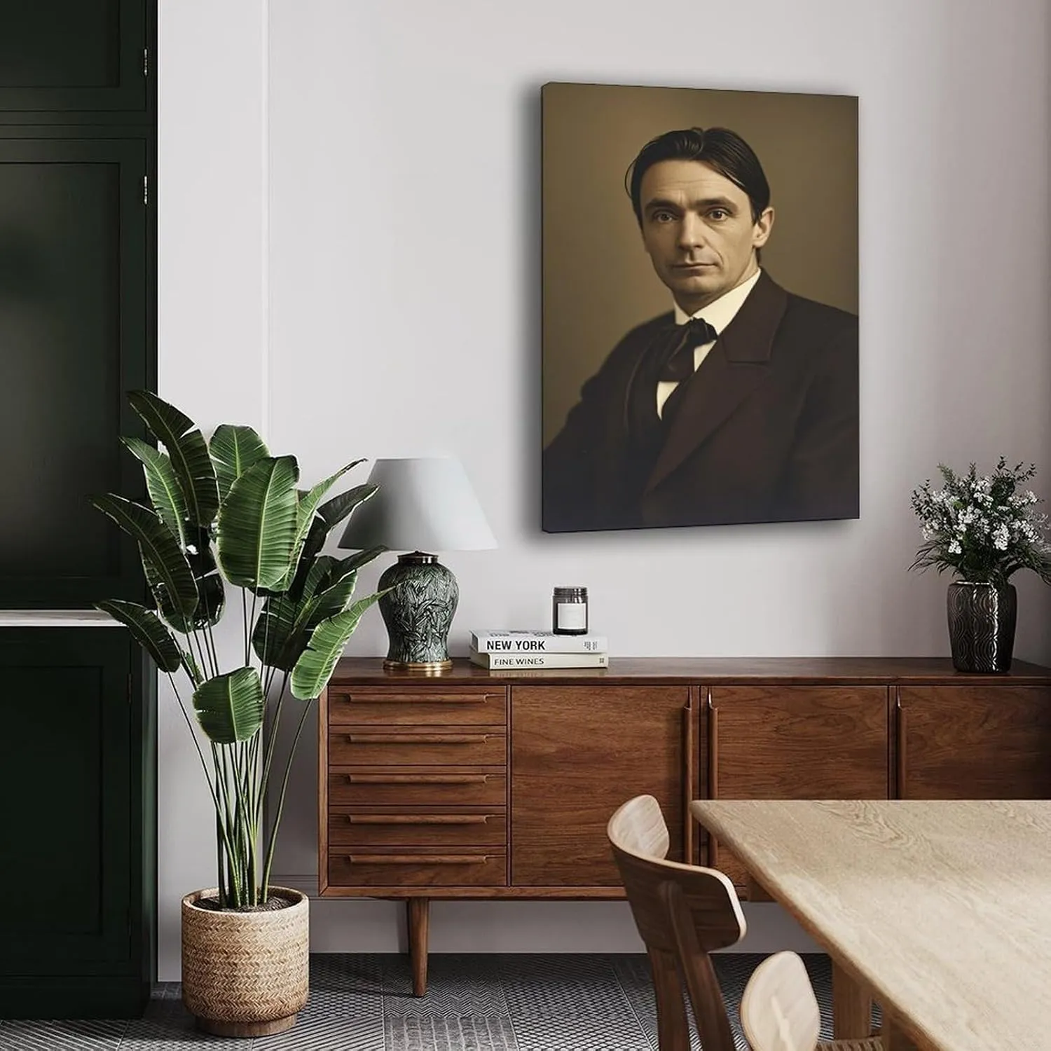 Rudolf Steiner Poster Wall Art (24) Canvas Painting Posters And Prints Wall Art Pictures for Living Room Bedroom Decor 16x24inch(40x60cm) Frame-style