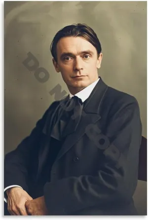 Rudolf Steiner Poster Wall Art (46) Canvas Painting Wall Art Poster for Bedroom Living Room Decor 24x36inch(60x90cm) Unframe-style