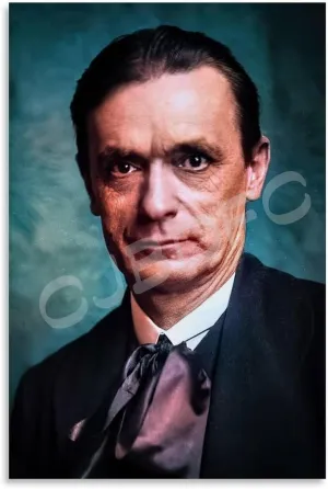 Rudolf Steiner Posters Master Architect Vintage Photo Wall Art (9) Canvas for Bedroom Living Room Decor 24x36inch(60x90cm) Unframe-style