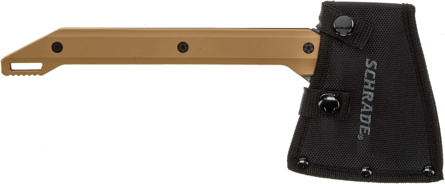 Schrade Delta Class Backdraft Axe 19.5in with a 4.75in 3Cr13 Steel Blade and G10 Handle for Outdoor Survival, Camping, and Bushcraft