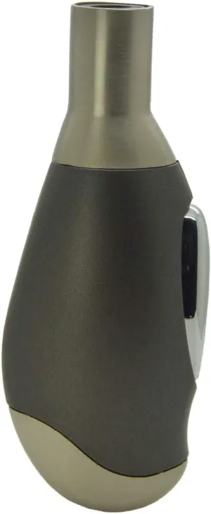 Scorch Torch Butane Satin Finish Stainless Steel One Refillable Lighter (Charcoal)