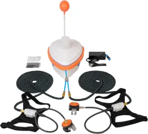 Scuba Dive System, Support 2 Divers Diving Ventilator, Underwater Breathing Device with 60ft Breathing Hose and Regulator, Scuba Tank for Recreational Diving & Fishing, 5-6H