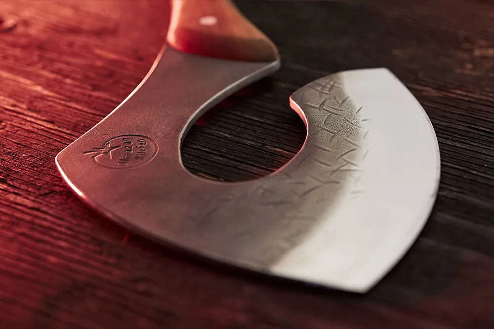 Serbian Chef High-Carbon Steel Cooking Axe