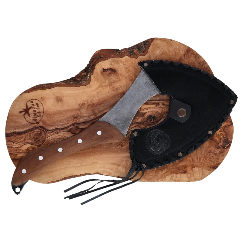 Serbian Chef High-Carbon Steel Cooking Axe