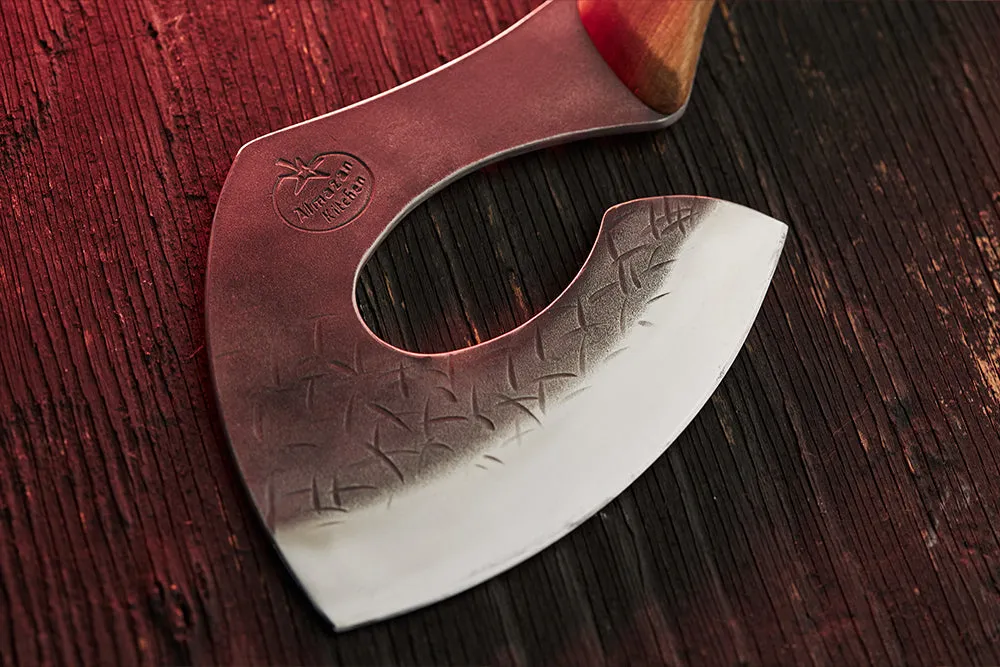Serbian Chef High-Carbon Steel Cooking Axe