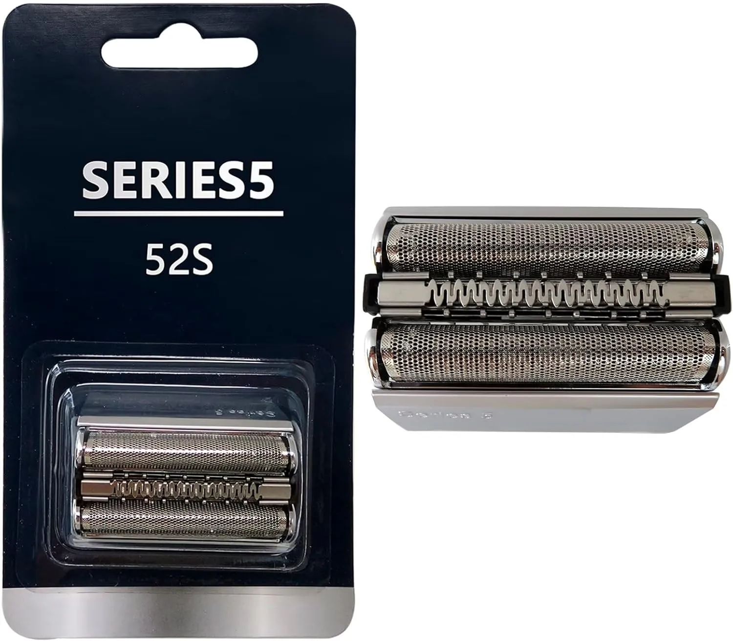 Series 5 52S Electric Razor for Men, Waterproof Foil Shaver for B-raun Series Series 5 5050 5070 5090 5040 5020 (Silver, New Packaing)