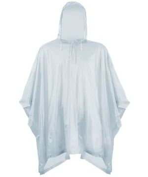 Silver - Plastic poncho