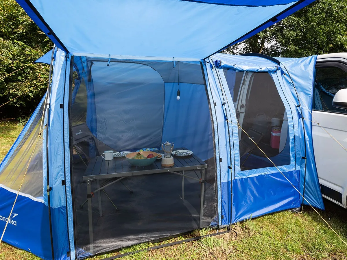 Skandika Aarhus Travel Mini Van 2 Person Awning/Tent in Blue