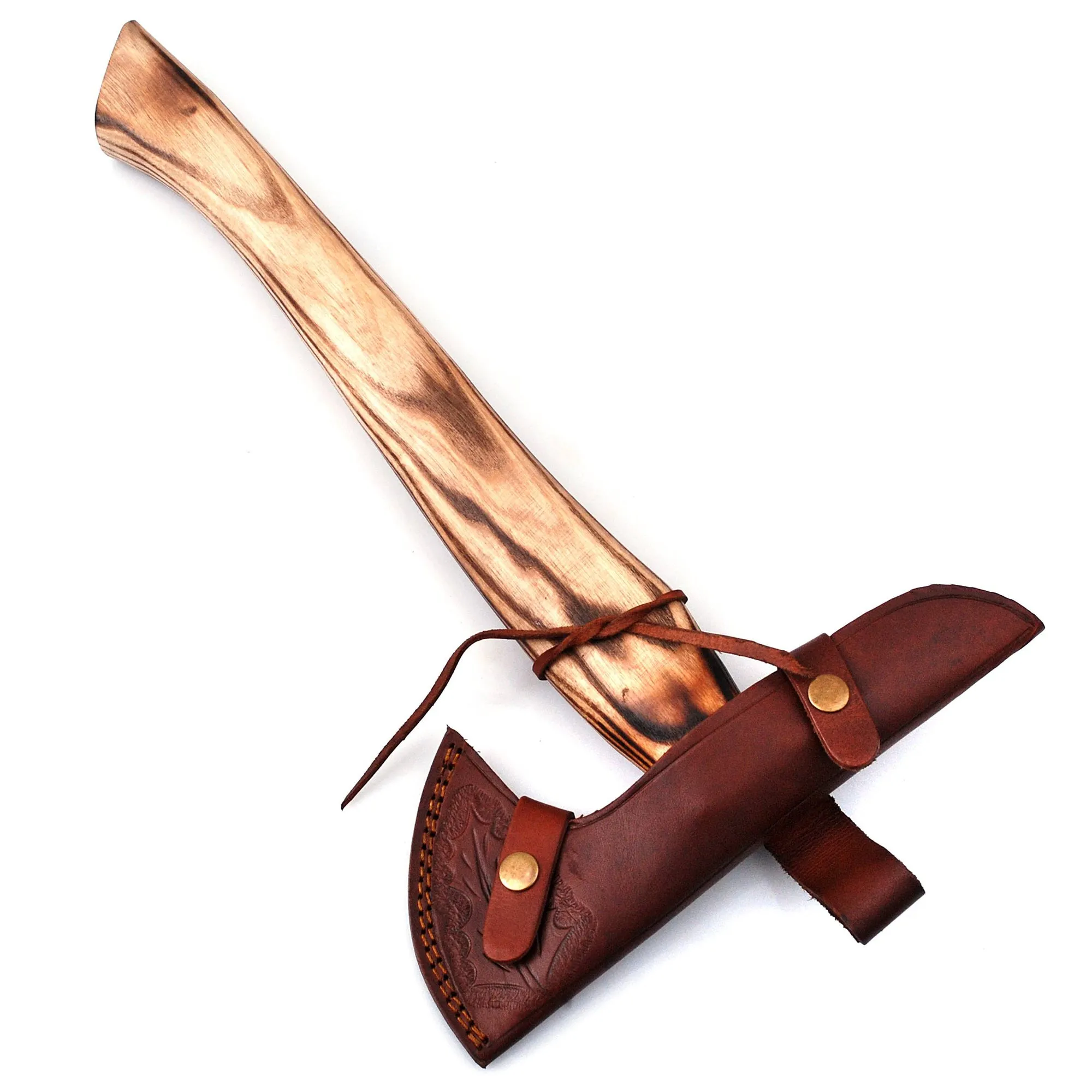 Skull Axe, Viking Axe, Camping Axe, Hunting Axe, Carving Axe, Bearded, One-of-a-Kind, Engraved Blade, ARSAXE05