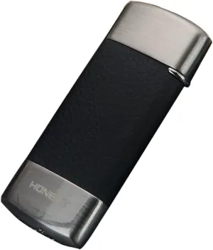 Slim Soft Flame Lighter, Cigar Butane Torch Lighter, Refillable Lighter with Wheel Flint Ignition, Mini Pocket Lighter, Great Gift for Men for Birthday, Christmas (No Gas) (Black)
