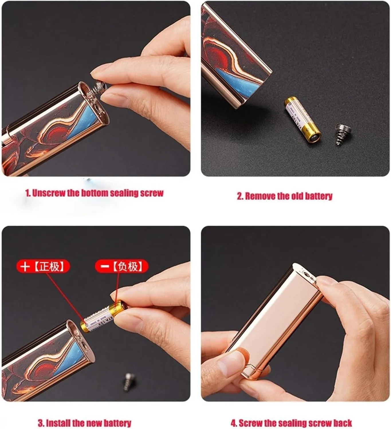 Slim Soft Flame Lighter, Side Wheel Flint Ignition Portable Ultra-Thin Lighter，Baking Paint Process， Adjustable Flame Refillable Butane Lighter, Gifts for Men Dad Husband(C10)