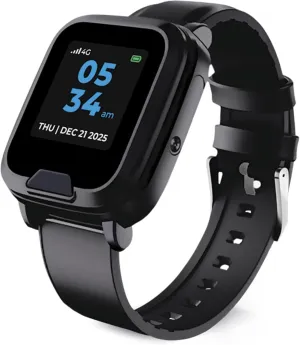 Smartwatch System | Wearable Help Button | Waterproof | GPS Location Tracker | 24/7 Emergency Assistance | Heart Rate Monitor | No Cellular Contract Required | Optional Fall Detection