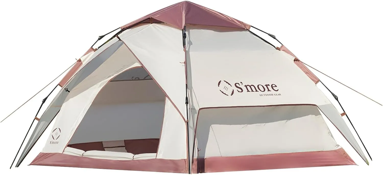 S'more Emergency Tent Shelter, Survival Tent for 2 Person, Lightweight and Portable Sun Shade Shelter, UFP 30  Waterproof and Windproof Tent for Camping, Hiking, Backpacking and Outdoor Activities