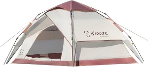 S'more Emergency Tent Shelter, Survival Tent for 2 Person, Lightweight and Portable Sun Shade Shelter, UFP 30  Waterproof and Windproof Tent for Camping, Hiking, Backpacking and Outdoor Activities