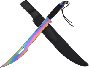 Snake Eye Tactical Fantasy Sword w/Nylon Sheath Machete Outdoors Camping