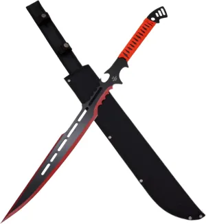 Snake Eye Tactical Fantasy Sword w/Nylon Sheath Machete Outdoors Camping