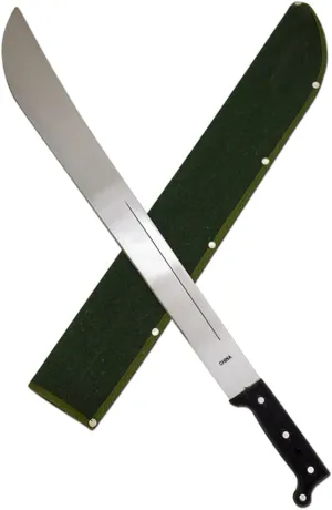 Snake Eye Tactical Full-Tang Fixed-Blade Machete w/Sheath Outdoors Hunting Camping Fishing (10-18BK)